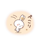 ふんわり♡うさぎ やさしい敬語♪（個別スタンプ：6）