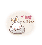 ふんわり♡うさぎ やさしい敬語♪（個別スタンプ：39）