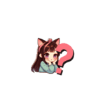 猫耳娘達（個別スタンプ：1）