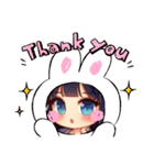 猫耳娘達（個別スタンプ：8）