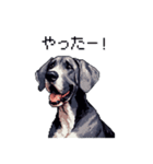 ドット絵 グレートデン 定番 40種（個別スタンプ：27）