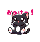 靴下黒子猫（個別スタンプ：5）