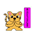 虎猫・三毛猫スタンプ（個別スタンプ：8）