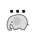 「象」Elephant（個別スタンプ：10）