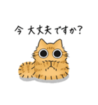 ねこぽっくる長毛茶トラ【敬語】（個別スタンプ：25）