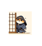 武士猫の日常（個別スタンプ：13）