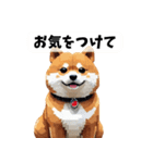 まんまるドット柴犬（個別スタンプ：29）