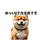 まんまるドット柴犬（個別スタンプ：35）