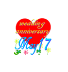 ♥️ポップアップ婚記念日 5月16～31日♥️（個別スタンプ：2）