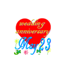 ♥️ポップアップ婚記念日 5月16～31日♥️（個別スタンプ：8）