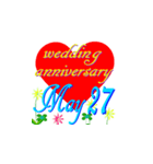 ♥️ポップアップ婚記念日 5月16～31日♥️（個別スタンプ：12）