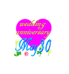 ♥️ポップアップ婚記念日 5月16～31日♥️（個別スタンプ：15）