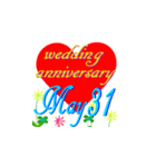 ♥️ポップアップ婚記念日 5月16～31日♥️（個別スタンプ：16）