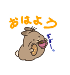 ふわふわうさぎのけだまちゃん！（個別スタンプ：2）