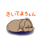 ふわふわうさぎのけだまちゃん！（個別スタンプ：34）