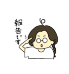 日常で使える女の子スタンプ①（個別スタンプ：27）