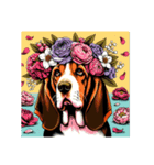 love basset hound（個別スタンプ：5）