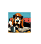 love basset hound（個別スタンプ：7）