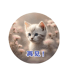 猫ちゃん中国語（個別スタンプ：5）