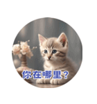 猫ちゃん中国語（個別スタンプ：12）