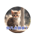 猫ちゃん中国語（個別スタンプ：14）