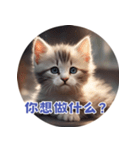 猫ちゃん中国語（個別スタンプ：16）