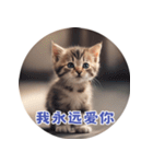 猫ちゃん中国語（個別スタンプ：35）