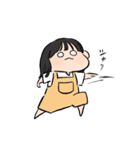 ジェスチャー女の子。（個別スタンプ：9）