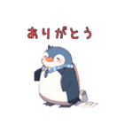 働くペンギンさん（個別スタンプ：2）