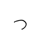我が字（あ〜り）（個別スタンプ：18）