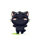 魅力的な黒猫スタンプコレクション（個別スタンプ：36）