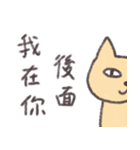 猫かぶりの猫（中国語）（個別スタンプ：10）