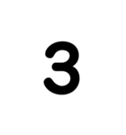 LINEのアレンジ機能で使用する数字・単位（個別スタンプ：4）