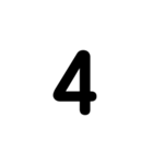 LINEのアレンジ機能で使用する数字・単位（個別スタンプ：5）
