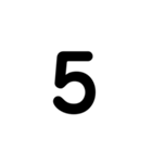 LINEのアレンジ機能で使用する数字・単位（個別スタンプ：6）