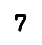 LINEのアレンジ機能で使用する数字・単位（個別スタンプ：8）