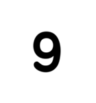 LINEのアレンジ機能で使用する数字・単位（個別スタンプ：10）