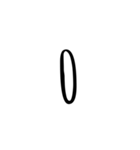 LINEのアレンジ機能で使用する数字・単位（個別スタンプ：27）