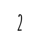 LINEのアレンジ機能で使用する数字・単位（個別スタンプ：29）