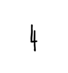 LINEのアレンジ機能で使用する数字・単位（個別スタンプ：31）