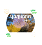 カンボジアクメール語コーピッチの日常会話（個別スタンプ：11）