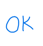 手書き文字1（スタンプアレンジ用）（個別スタンプ：13）