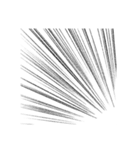 効果線 その1（個別スタンプ：8）