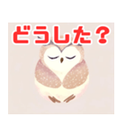 眠るふくろう（個別スタンプ：22）