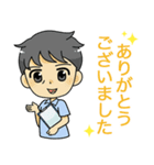 言語聴覚士・認定補聴器技能者のスタンプ 2（個別スタンプ：10）