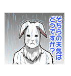 梅雨に絶望するウサギ（個別スタンプ：17）