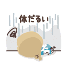 モノトーンGirlyちゃんおとぎの国・梅雨（個別スタンプ：33）