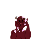 Black Boys in Flowers（個別スタンプ：4）