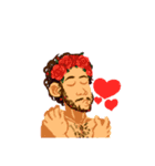 Black Boys in Flowers（個別スタンプ：8）