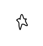 幼児文字 絵文字 顔文字 記号（個別スタンプ：4）